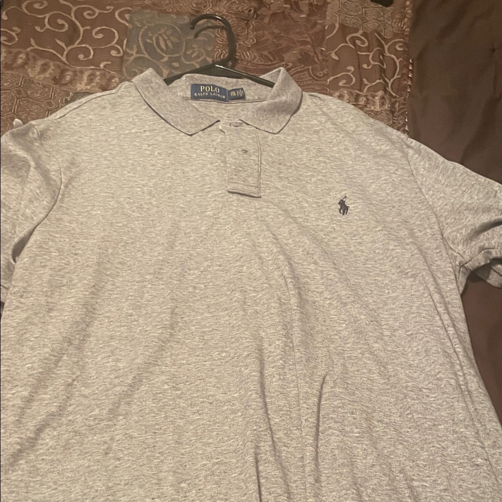 Polo by Ralph Lauren Light Gray Men's Polo Shirt